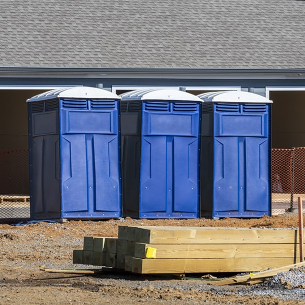 can i customize the exterior of the porta potties with my event logo or branding in Seneca Castle NY